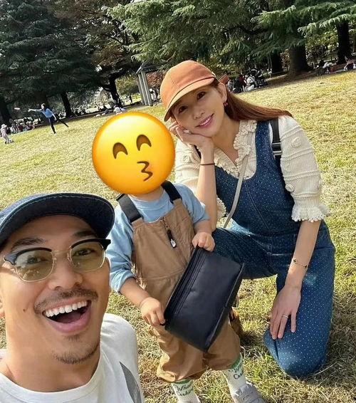 郭丽蓉老公儿子图片,老公儿子温馨合影